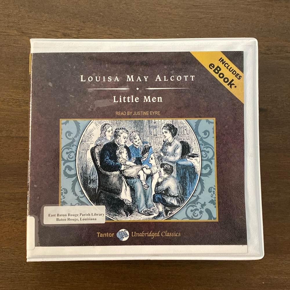 Little Men by Louisa May Alcott Audio Book 8 CDs Library Edition ~10 Hours